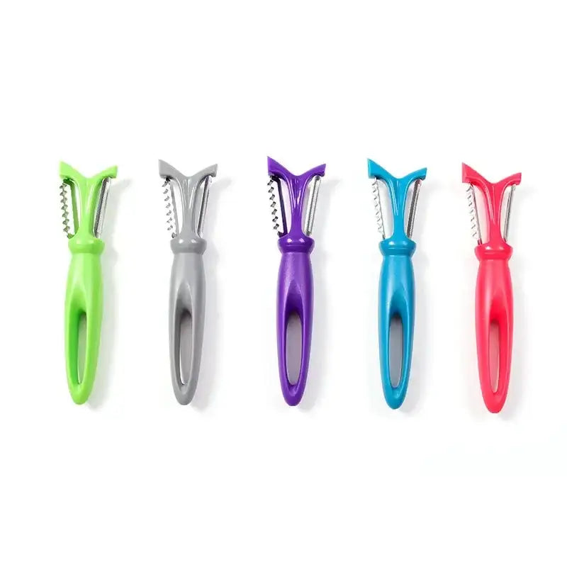 5 piece colorful stainless steel vegetable peeler set kitchen tools