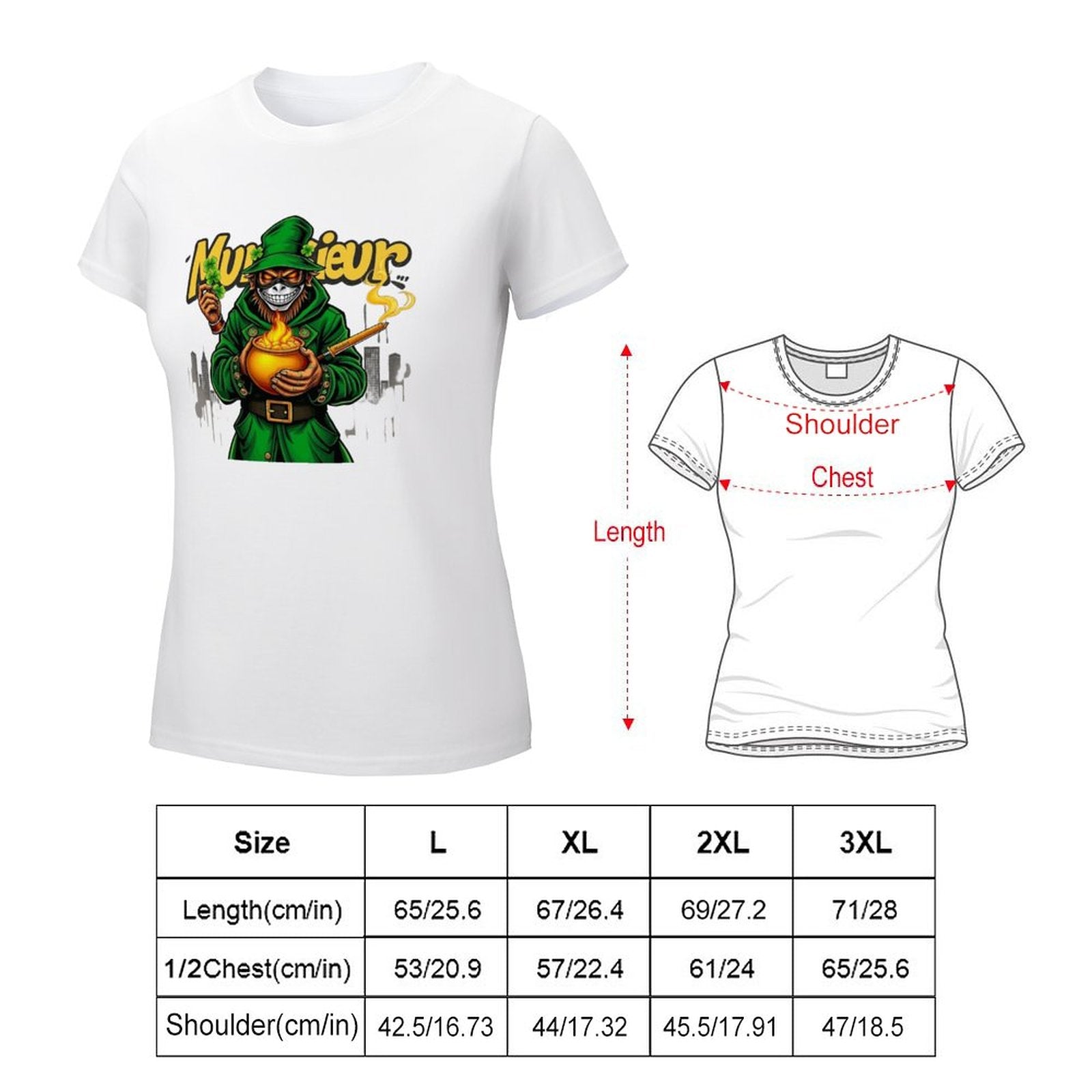 Munsieur St. Patrick's Day Collection Women's Leprechaun Mafia T-shirt
