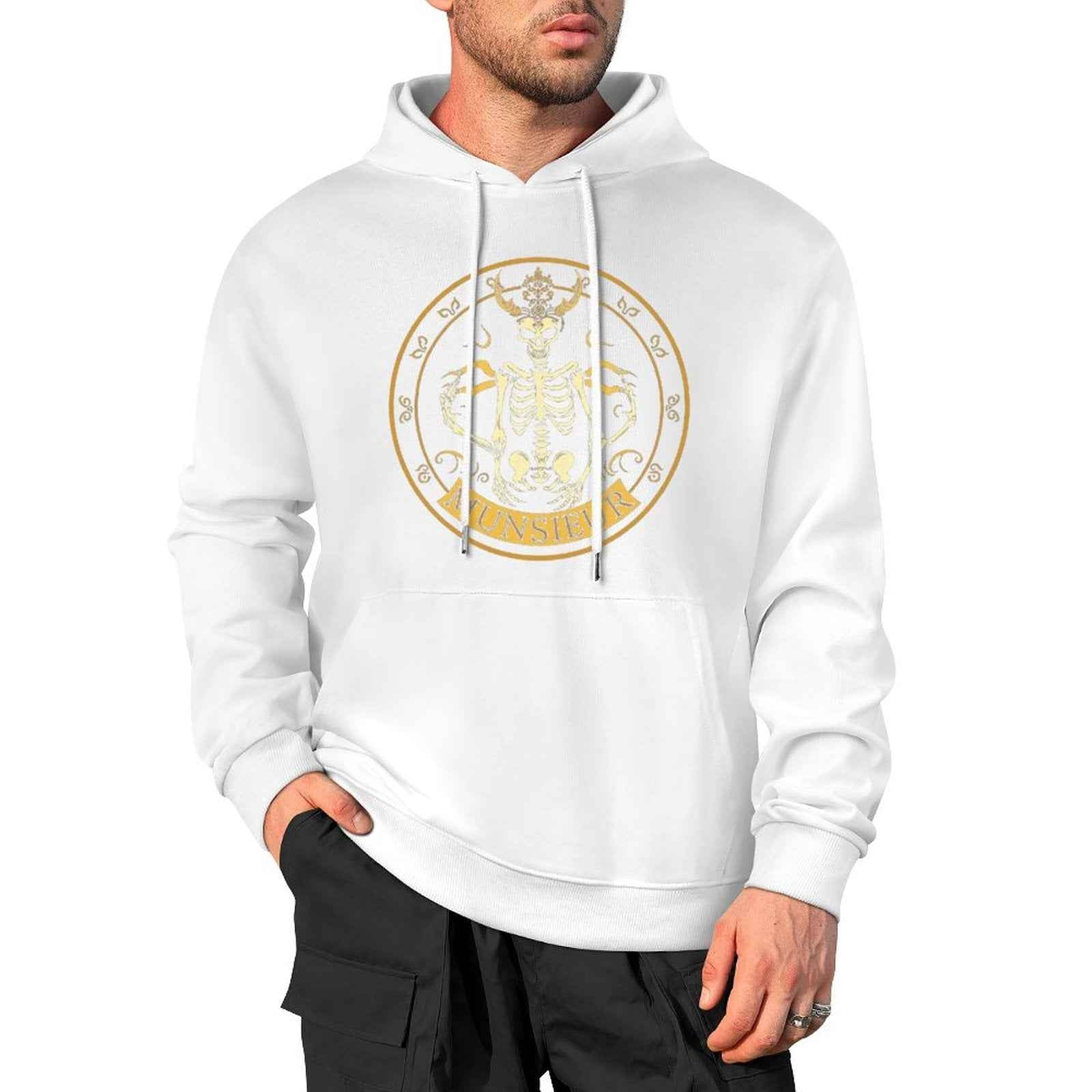 Shadow Reaper Hoodie - Luxe Skull Embroidery Gothic Streetwear