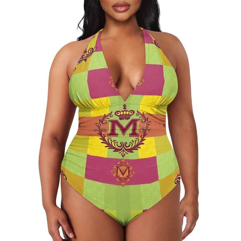 All-Over Print Women's High Cut One-piece Swimsuit