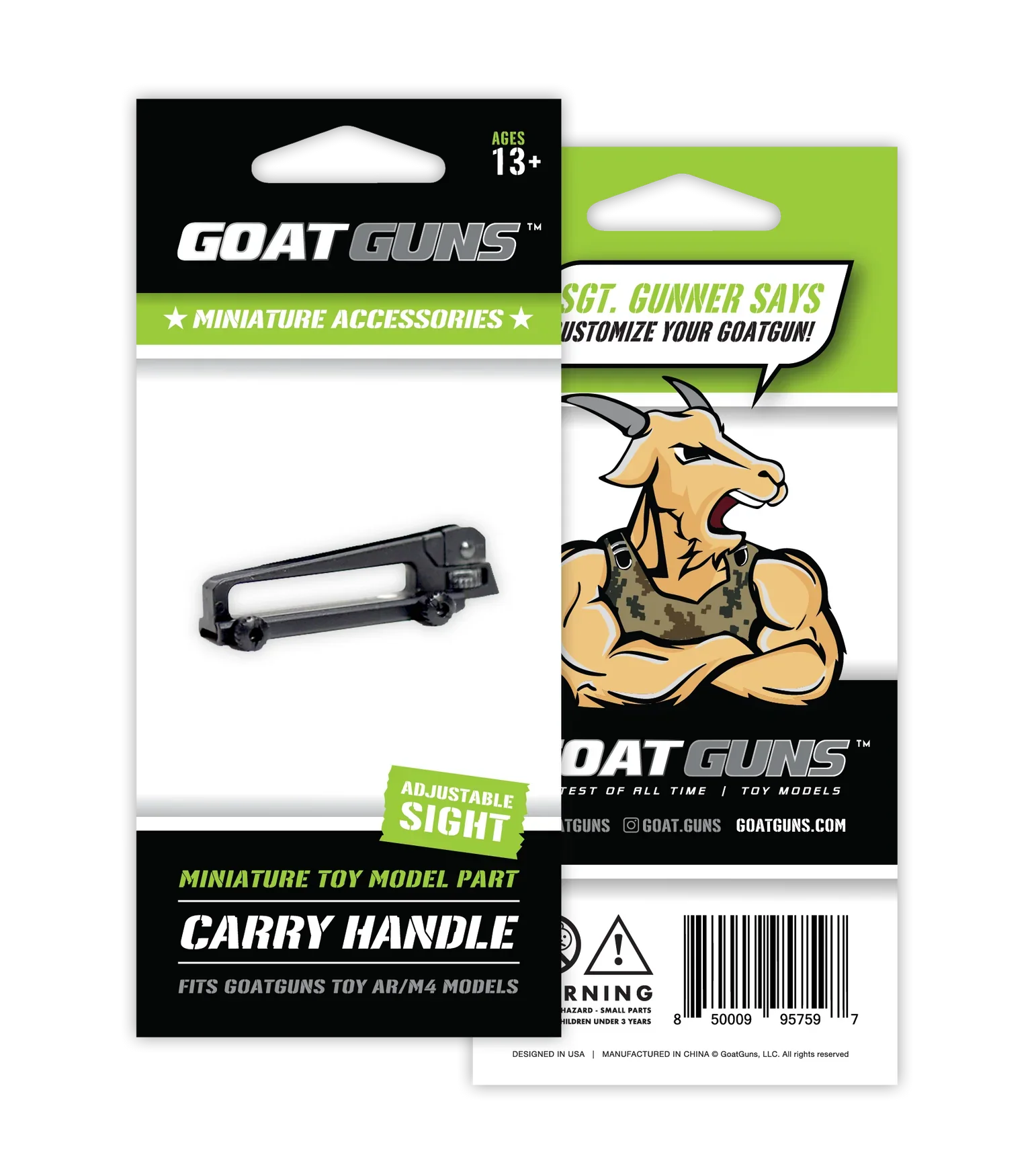 Goat Guns Miniature Toy Model Carry Handle