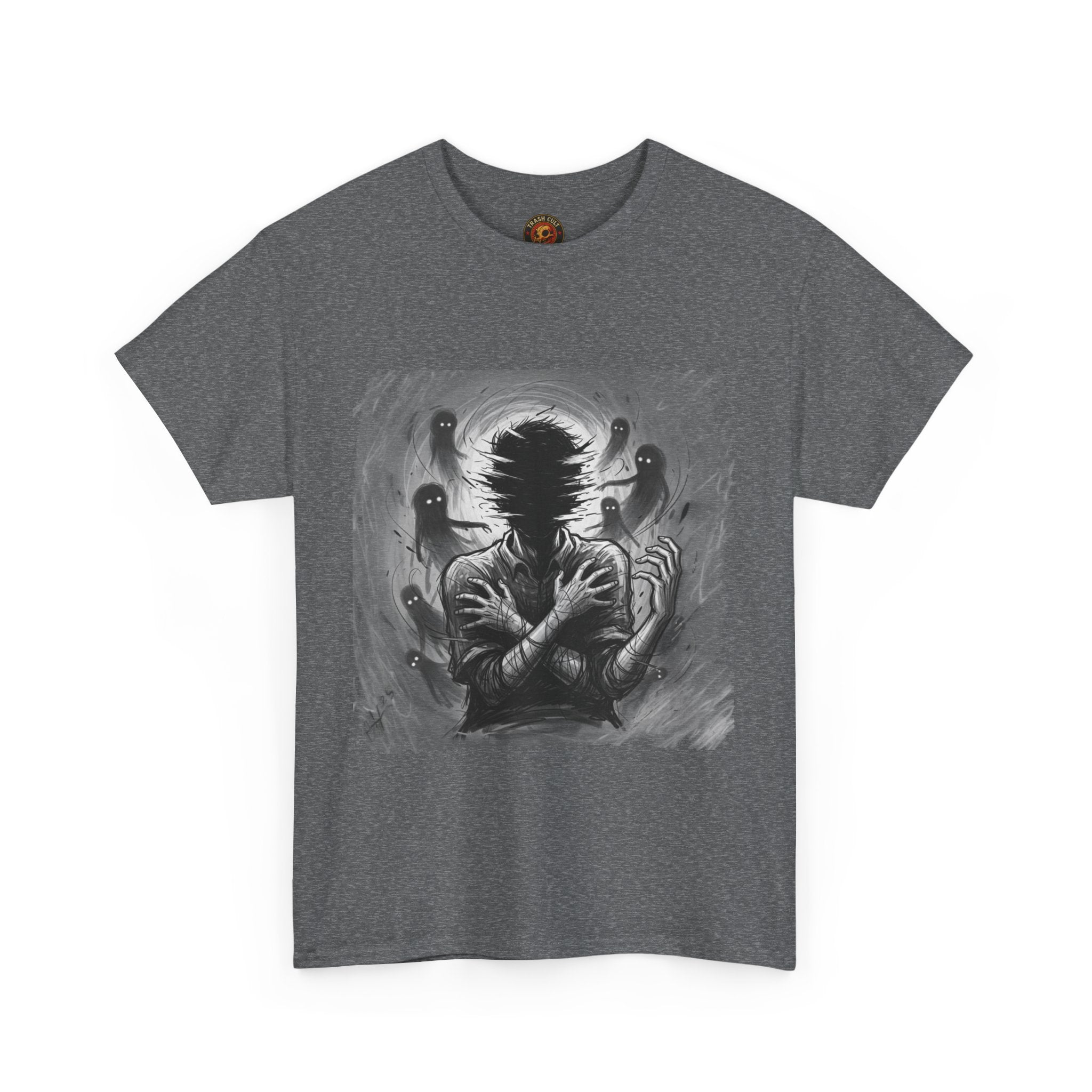Xian Allen x Trash Cult Shirt – “Don’t Let Them In” | Ghost Spiral Emotional Horror Tee