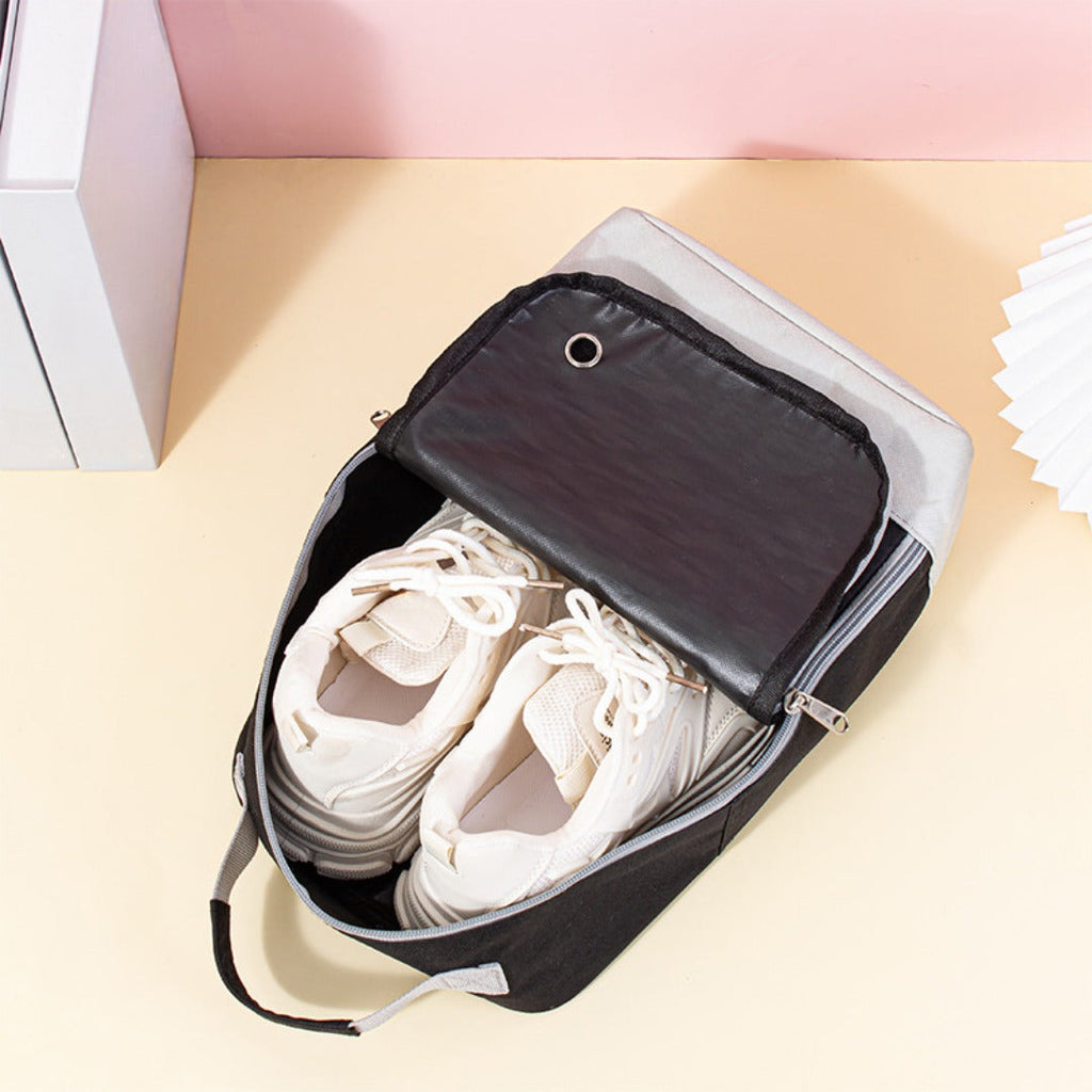 Portable tote Oxford cloth shoe bag, travel business shoe storage bag, household shoe bag, anti-dirty, mildew and dust bag