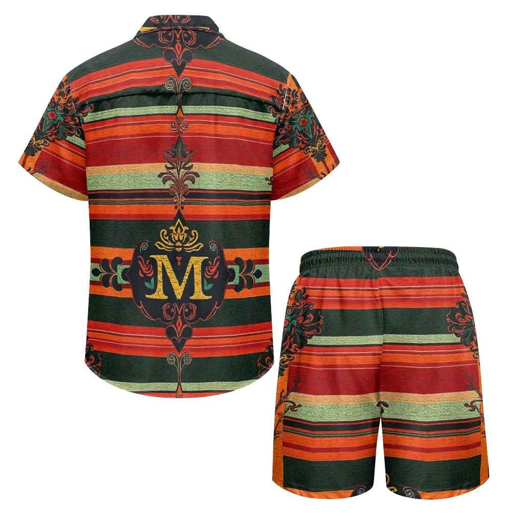 Men's Shorts Set - Two Piece Summer Outfit for Beach & Casual Wear