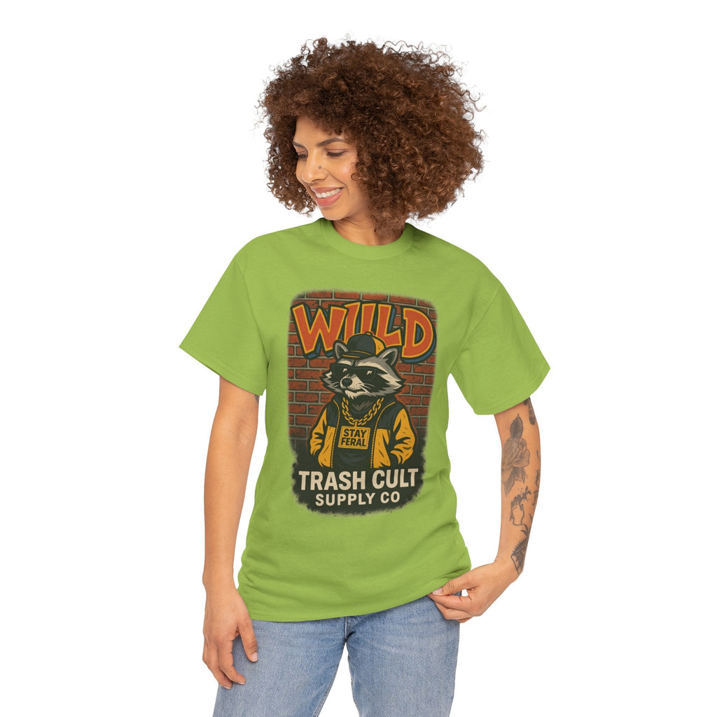 Wild Trash Cult Unisex Tee, Retro Animal T-Shirt, Graphic Tee, Eco-Conscious Apparel, Gift for Nature Lovers, Casual Streetwear