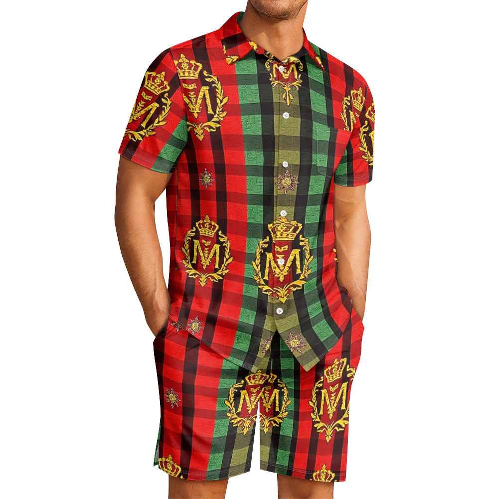 Men's Summer Shorts Set - Two Piece Casual Outfit for Men
