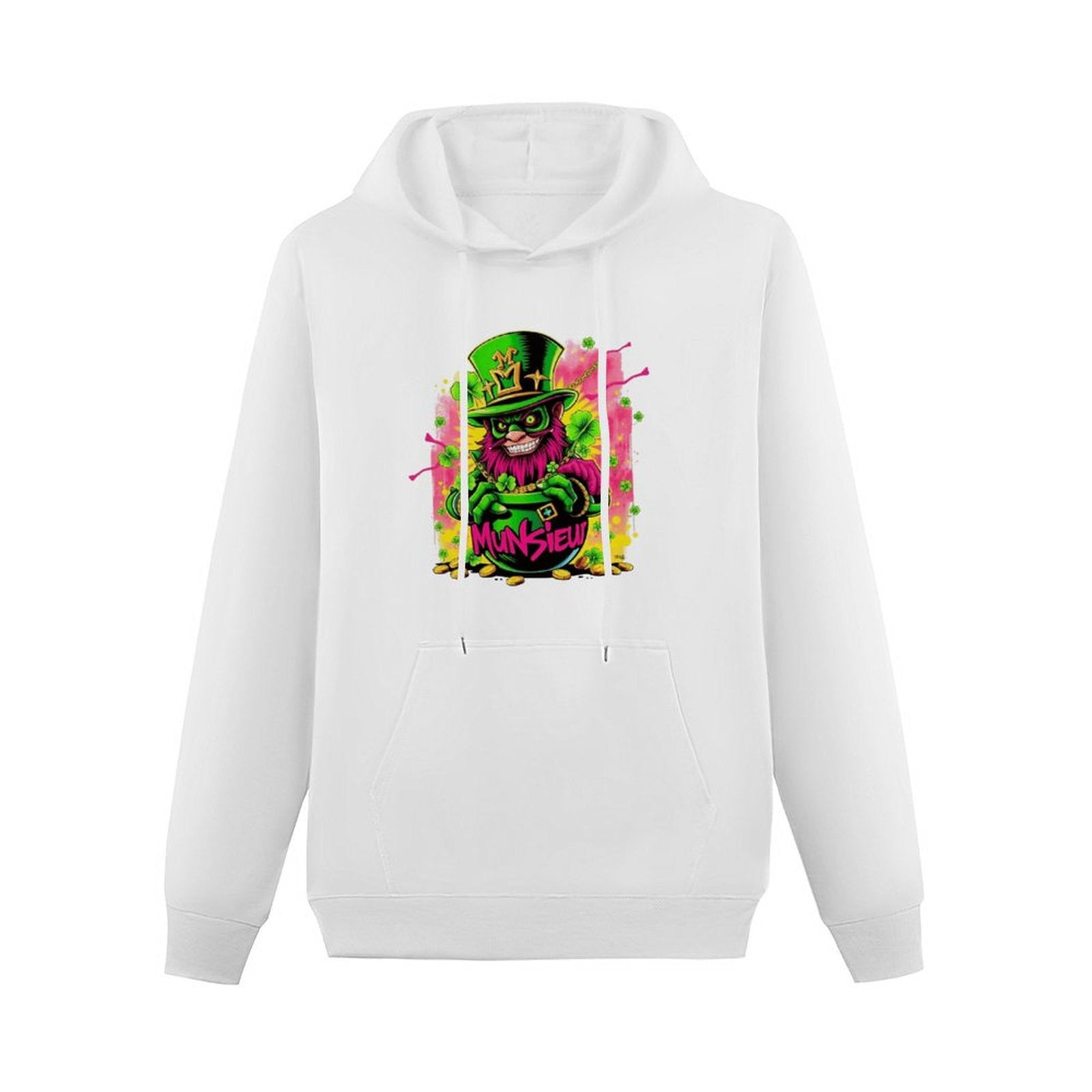 St. Patrick's Day Collection Cotton Munsieur Women's Irish Luck Sweater with Pocket