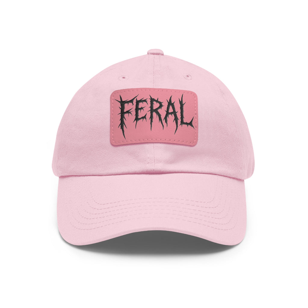 FERAL Embroidered Leather Patch Hat – Trash Cult Supply Co.