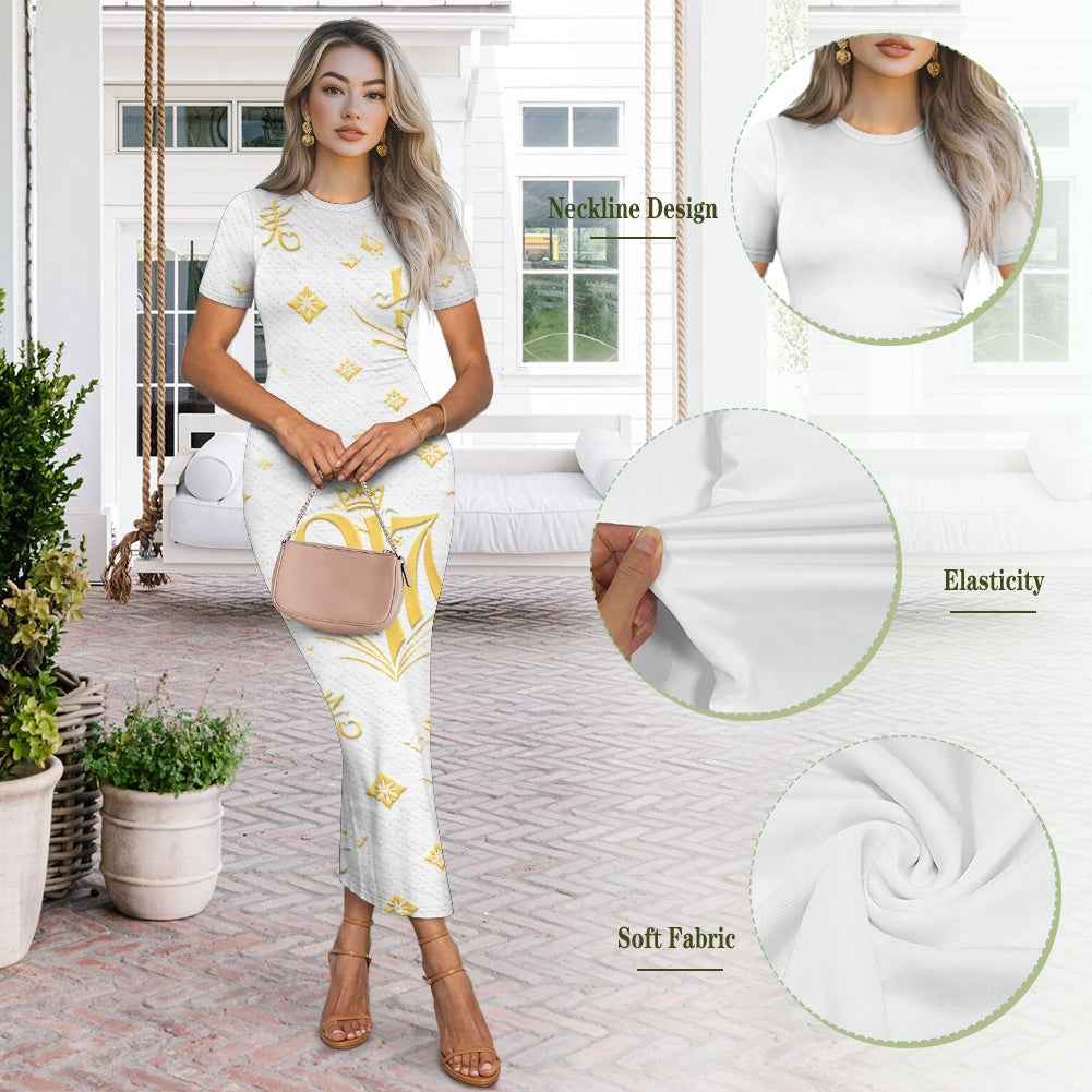 MUNSIEUR Women's Maxi Dress "917" Signature Collection New Arrivals
