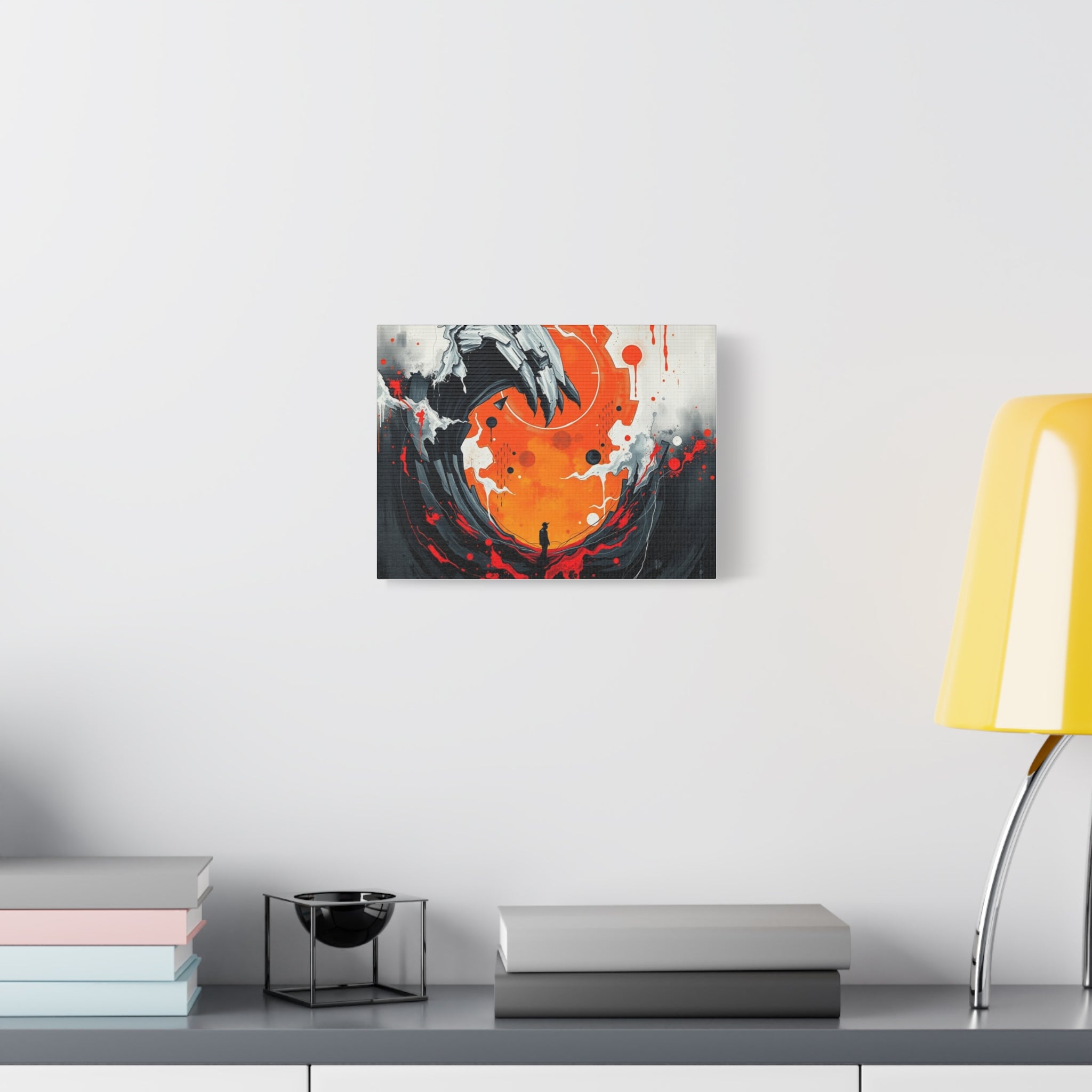 Vibrant Art Canvas Print, Wall Decor, Home Aesthetic, Living Room Artwork, Unique Gift for Art Lovers