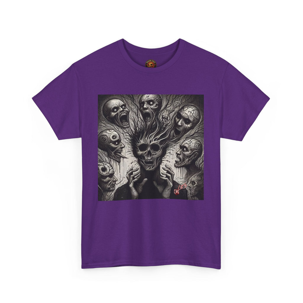 Xian Allen x Trash Cult Shirt – “Voices in the Void” | Horror Skull Scream T-Shirt
