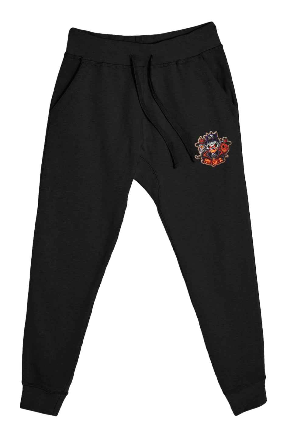 Men's Halloween Print Premium Joggers (Embroidered)