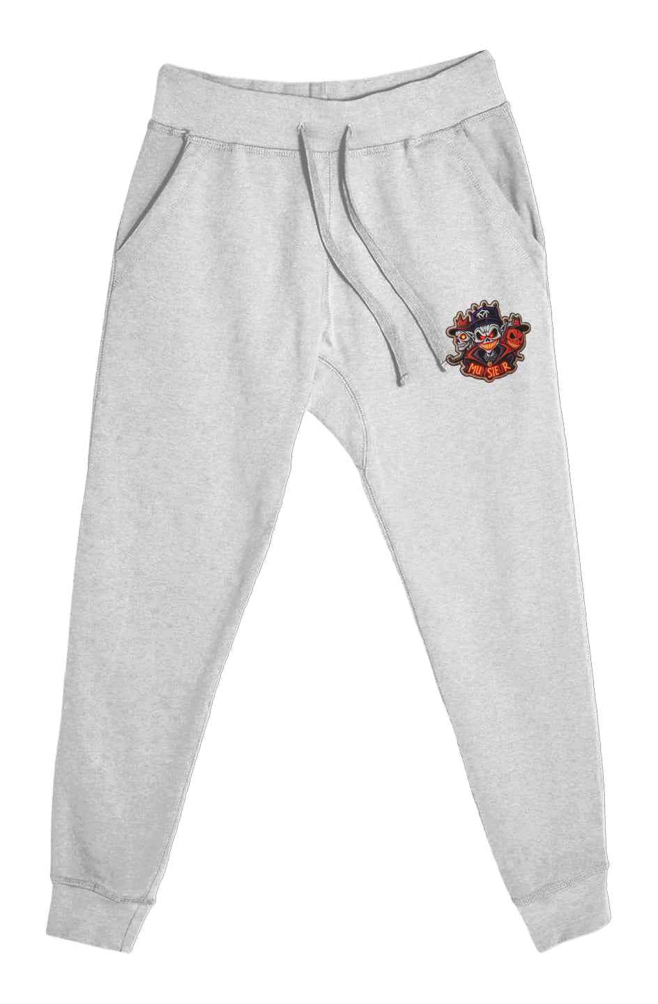 Men's Halloween Print Premium Joggers (Embroidered)