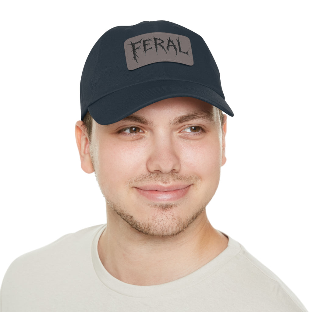 FERAL Embroidered Leather Patch Hat – Trash Cult Supply Co.