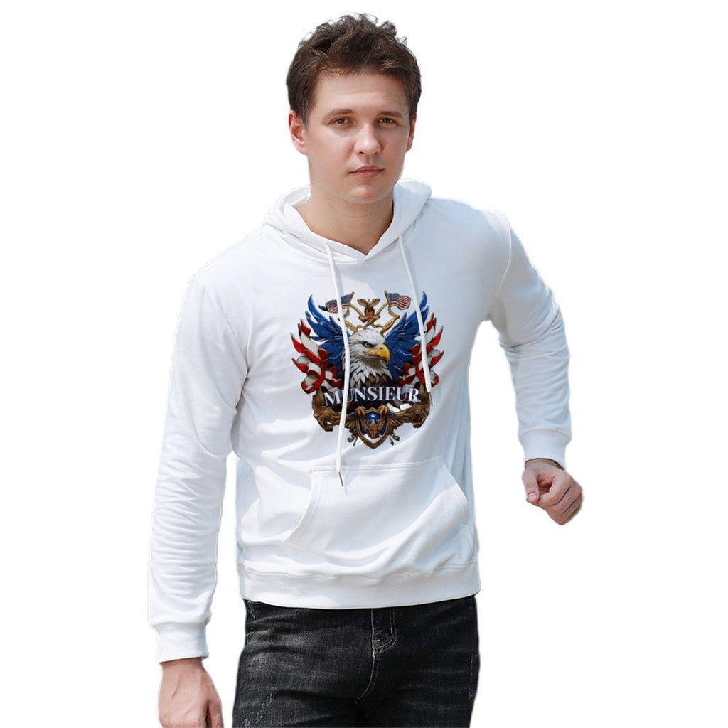 Munsieur Men's Hoodie "American Pride" Independence Day Collection 4th of July