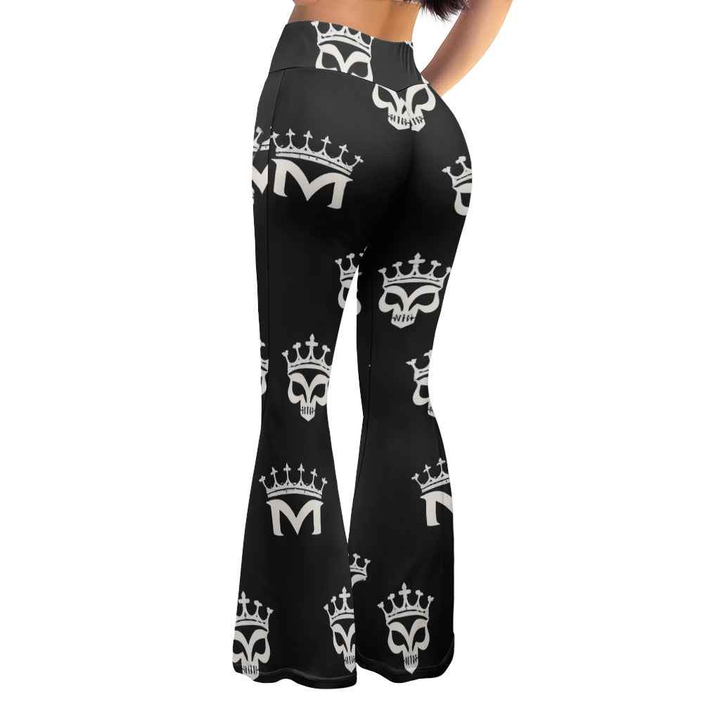 MUNSIEUR Flared Jeans Women's - Luxury Gothic Denim Streetwear