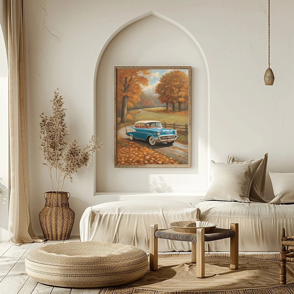 1957 Tri-Five Icon Collection - Autumn Edition | Poster Canvas