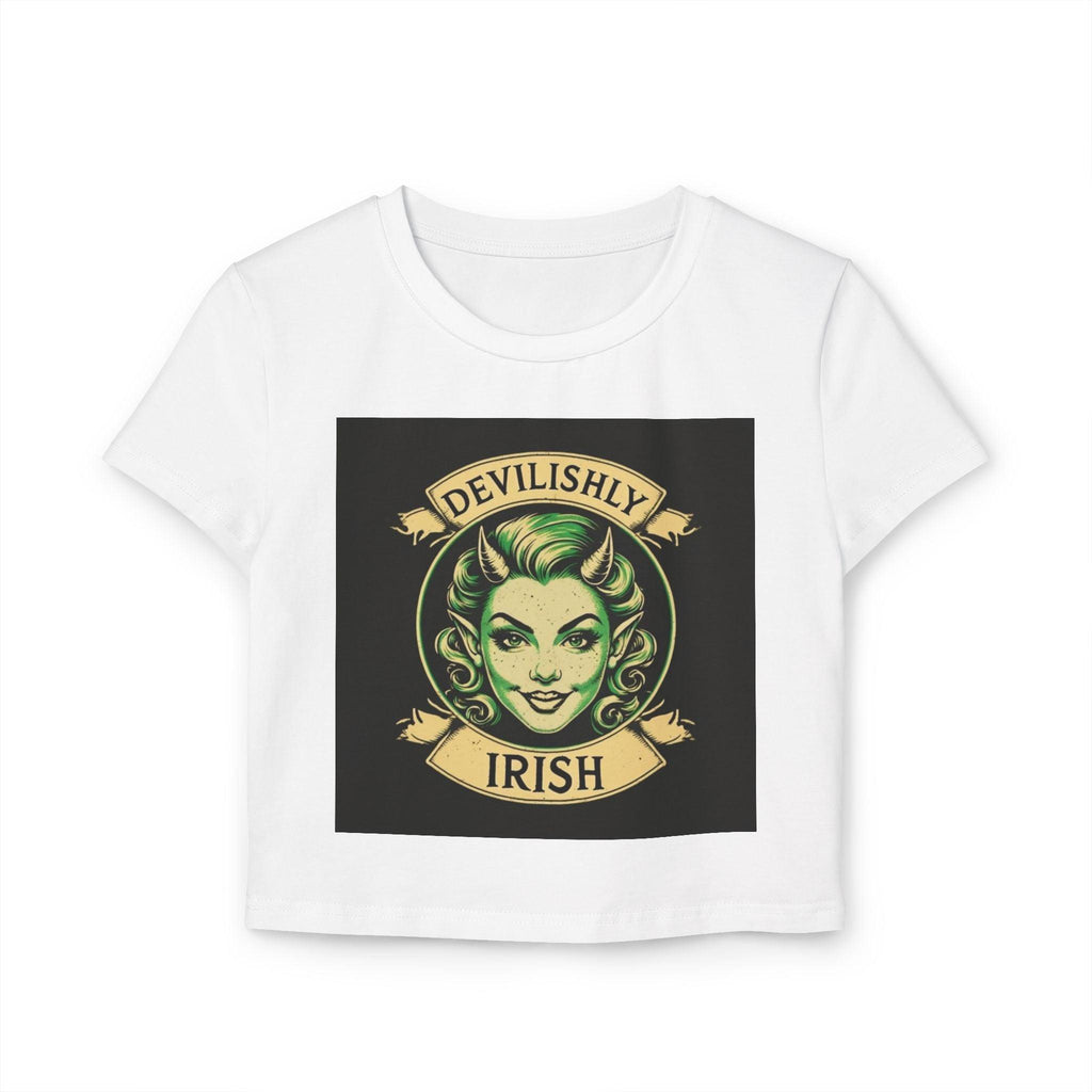 St Patricks Day Baby Tee Devilishly Irish