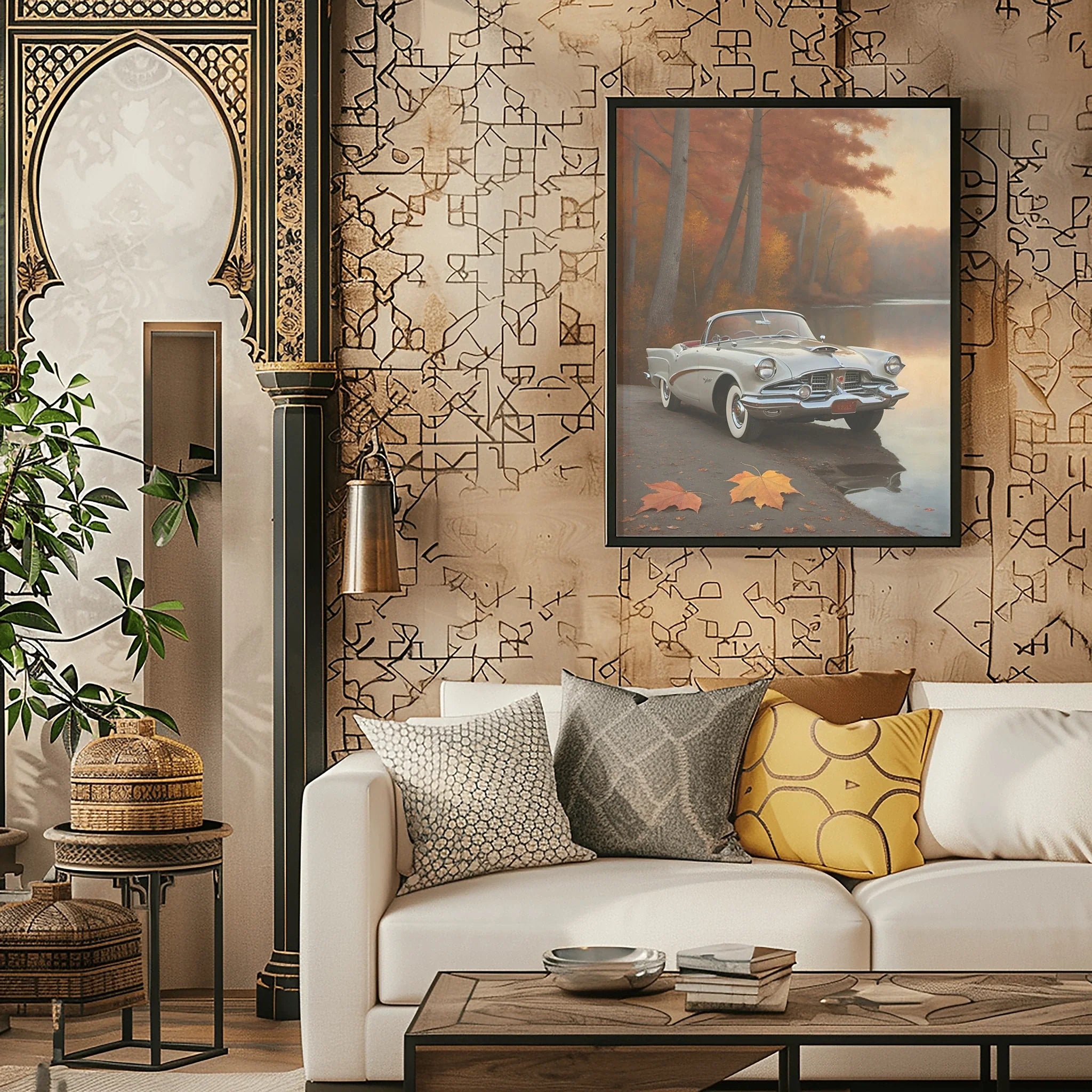 1958 Golden Hawk GT - Lakeside Edition | Poster Canvas
