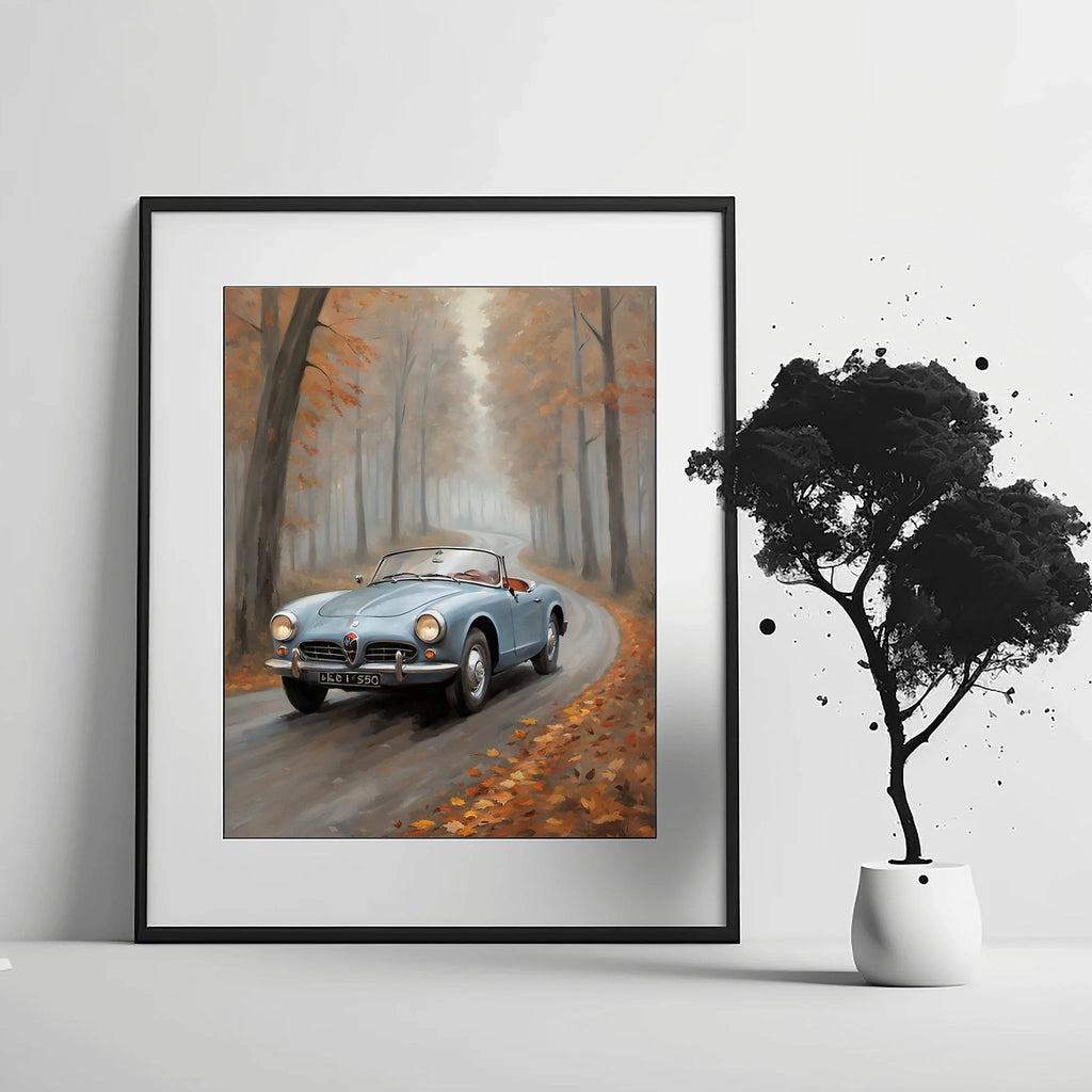 1958 Italian Spider Romance - Forest Edition | Poster Canvas