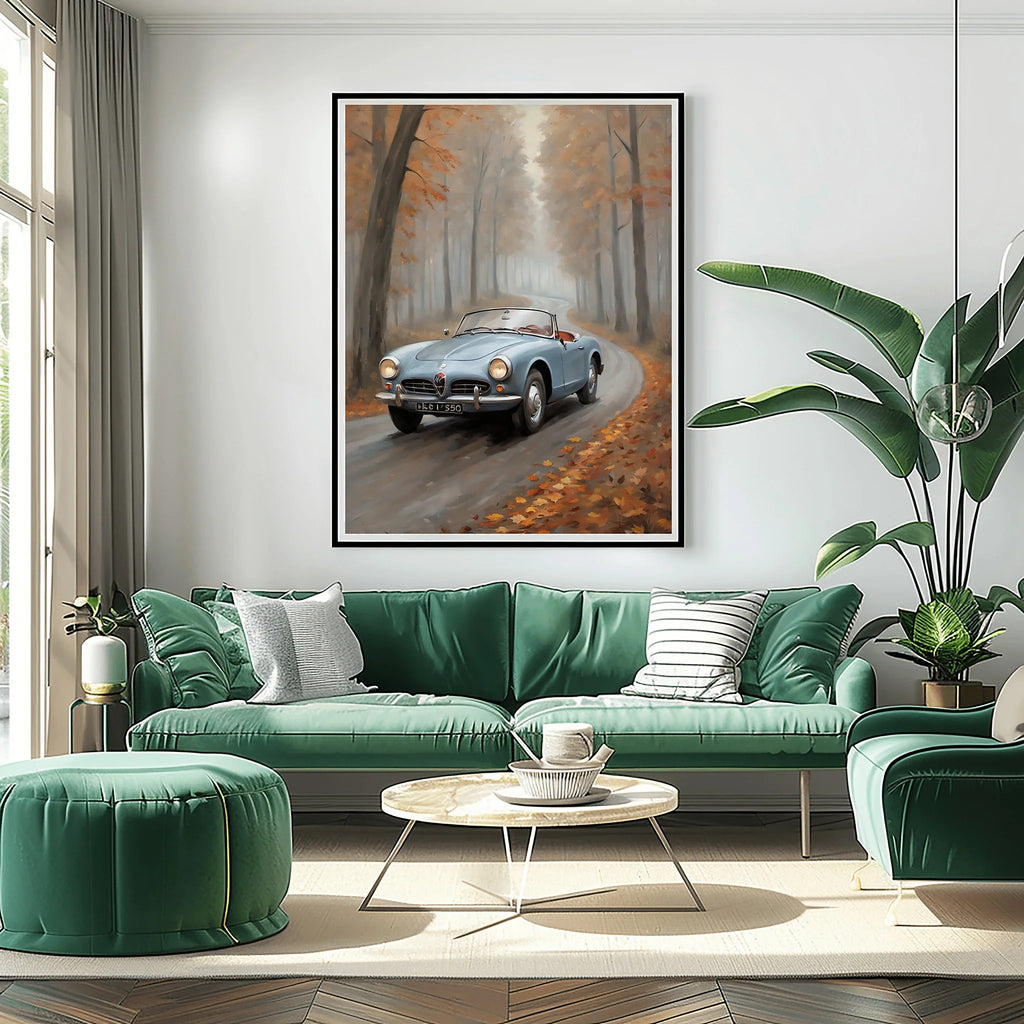 1958 Italian Spider Romance - Forest Edition | Poster Canvas