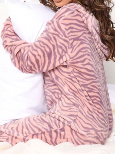 MUNSIEUR Printed Lounge Set - Luxury Zip-Up Loungewear for Women