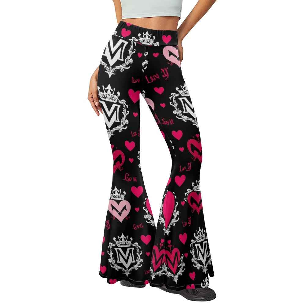 MUNSIEUR Women's Flared Jeans Valentine's Day Collection
