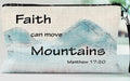 Faith Can Move Mountains Wristlet