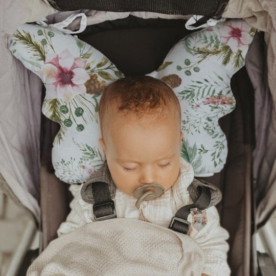 Multifunctional Baby Stroller Neck Pillow Butterfly Shape
