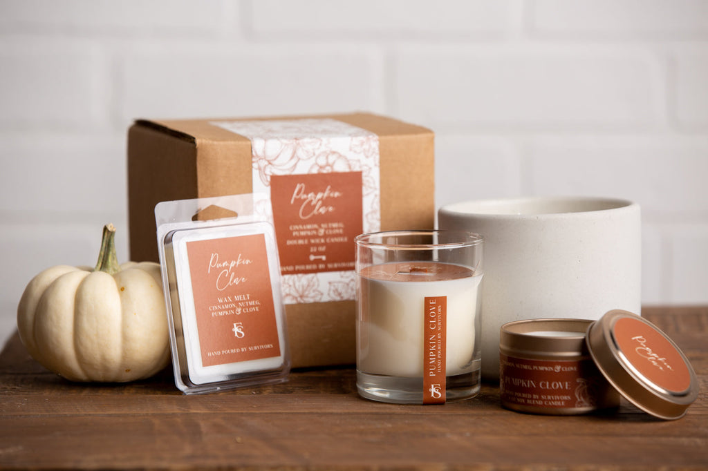 Pumpkin Clove Cement Candle