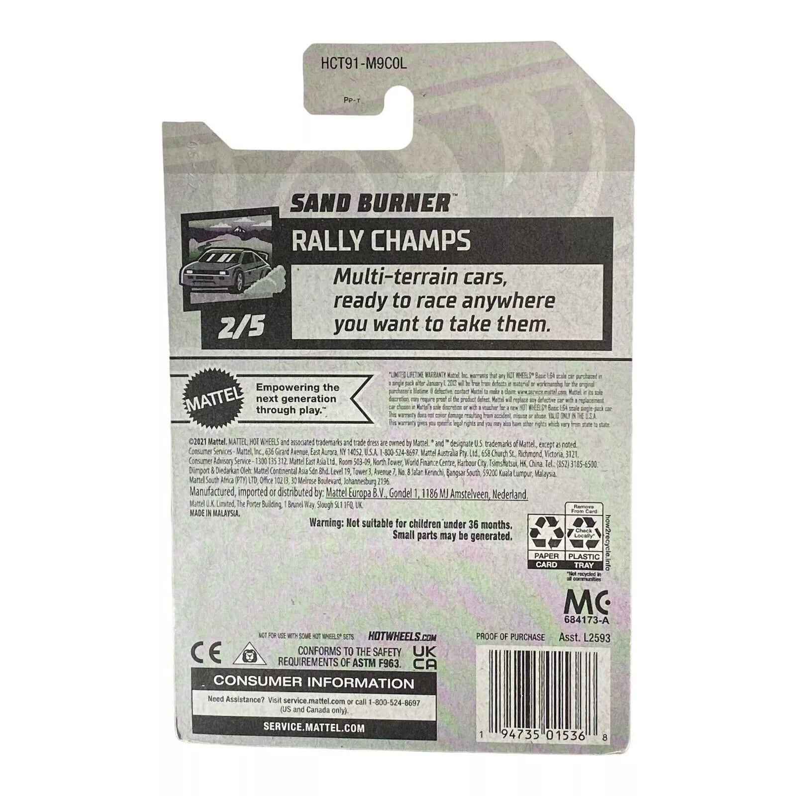 Hot Wheels Sand Burner Rally Champs 2/5