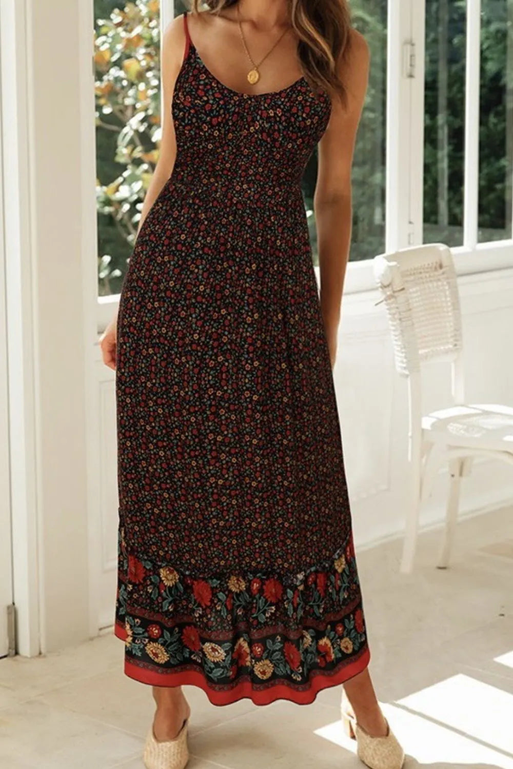 Printed Maxi Dress