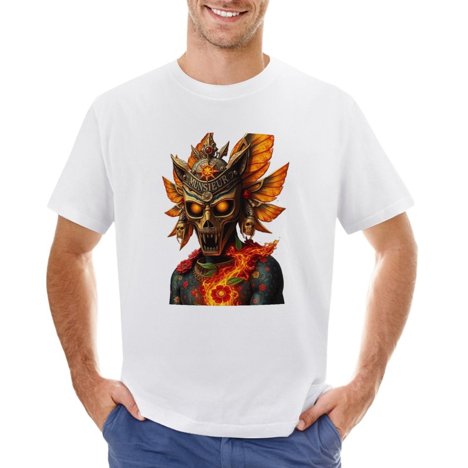 Lost Tribe of Munsieur Tee for Men "Jester" (High Definition & Front Printing)