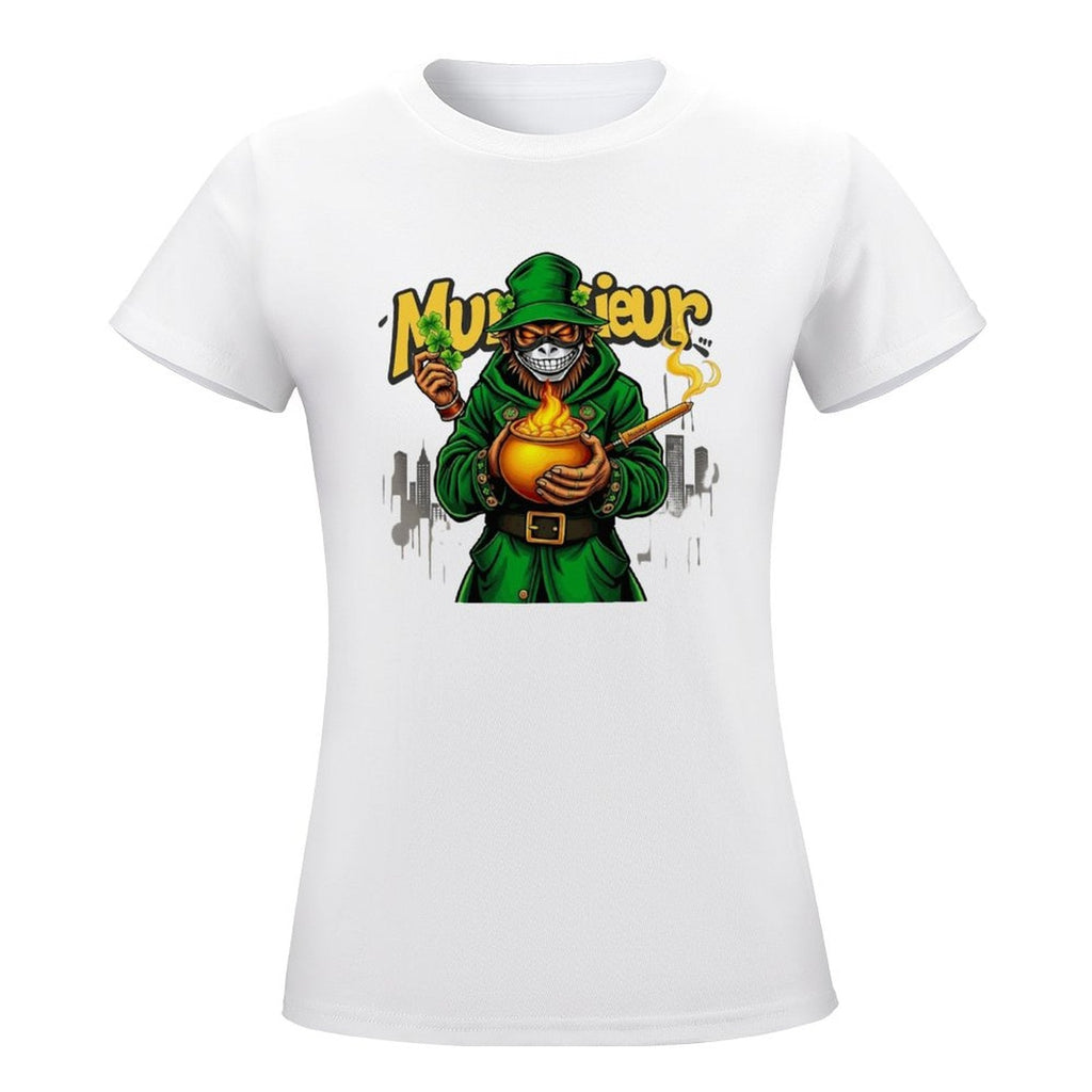 Munsieur St. Patrick's Day Collection Women's Leprechaun Mafia T-shirt