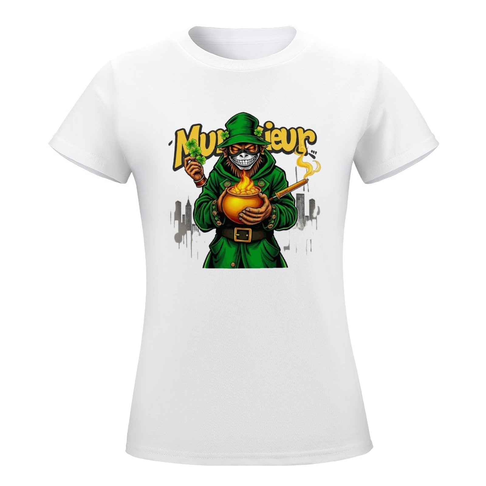 Munsieur St. Patrick's Day Collection Women's Leprechaun Mafia T-shirt