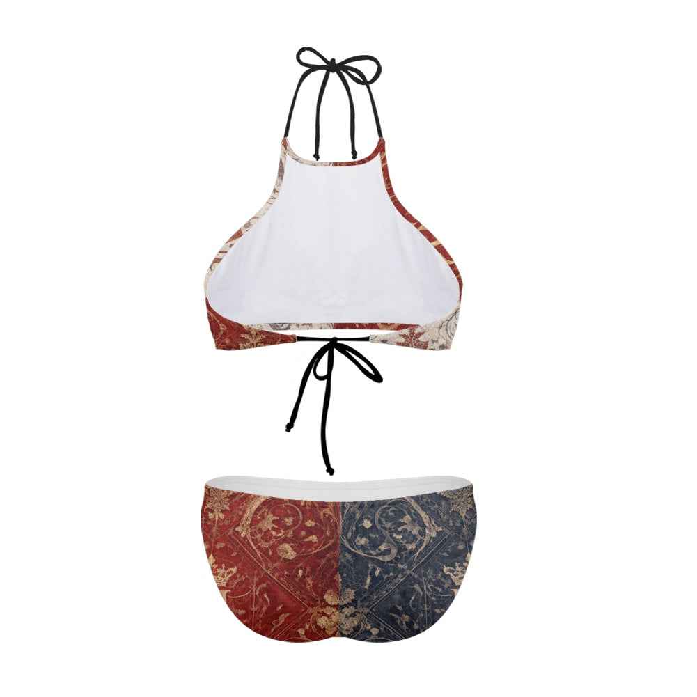 MUNSIEUR Wrapped-chest Bikini 4th of July Collection