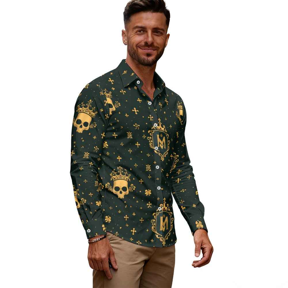 MUNSIEUR Men's Long-Sleeved Tee