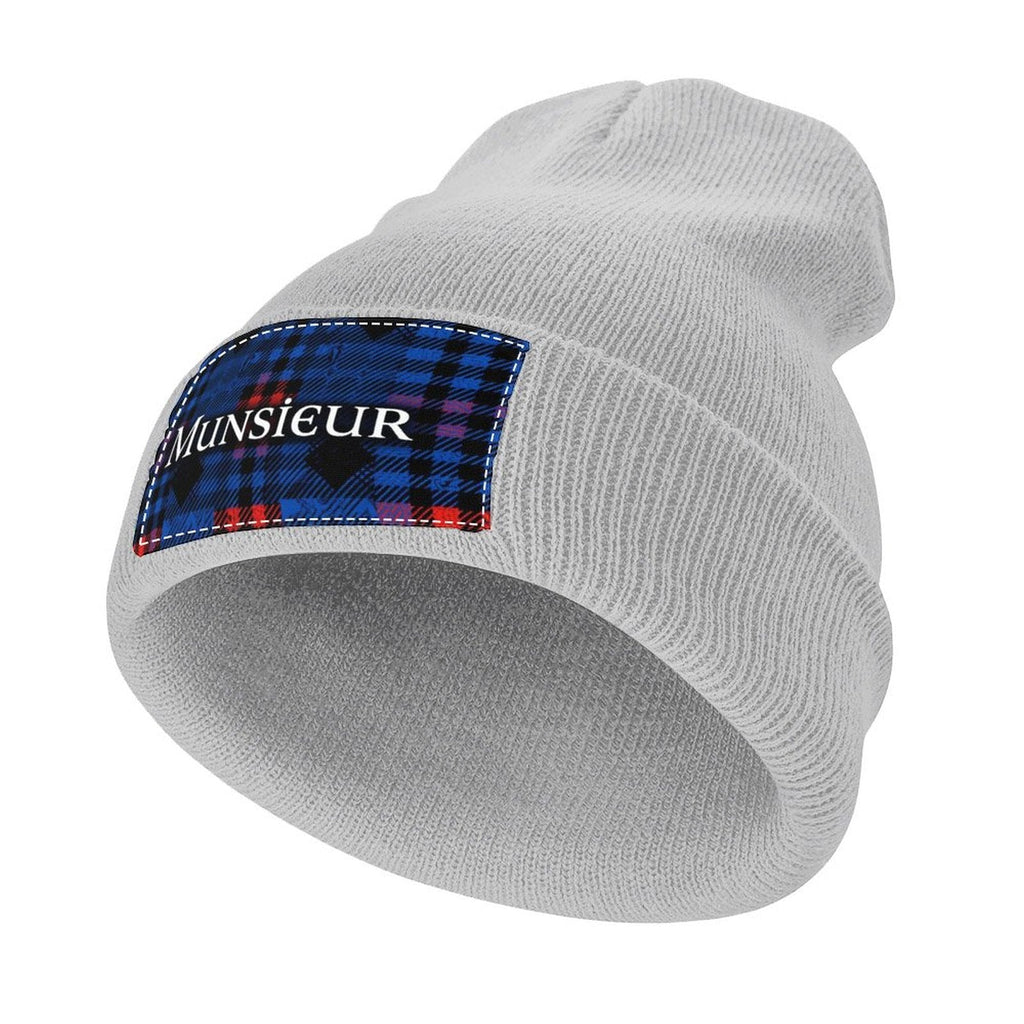 Munsieur Beanie Custom Knit Hat for Cold Weather