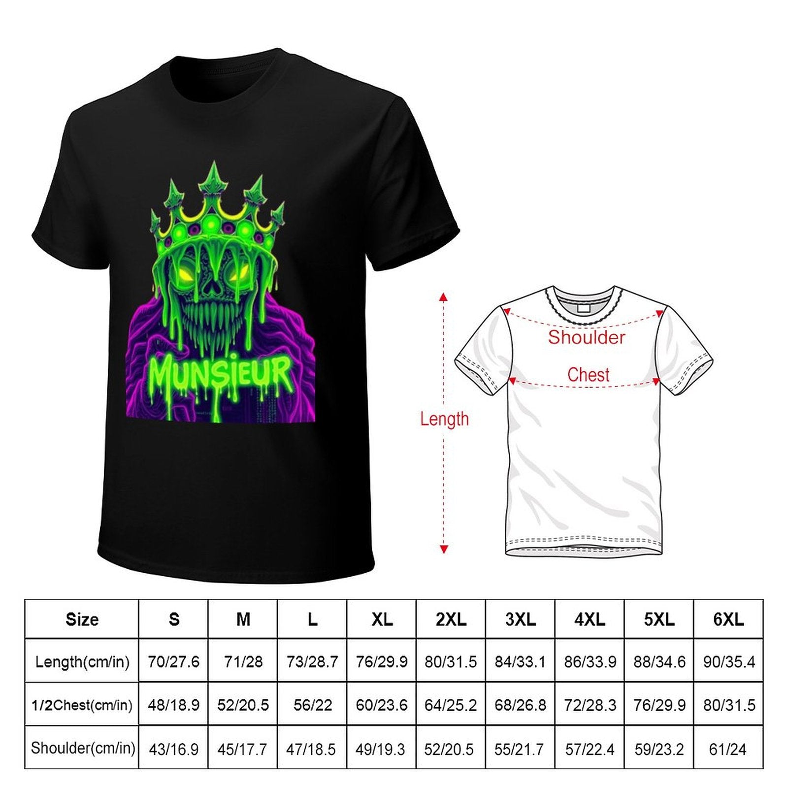 Munsieur Halloween Collection for Men Emerald Isle II Streetwear Tee