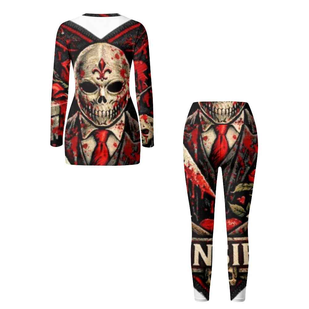 MUNSIEUR Women's Jumpsuit Valentine's Day Bleeding Collection