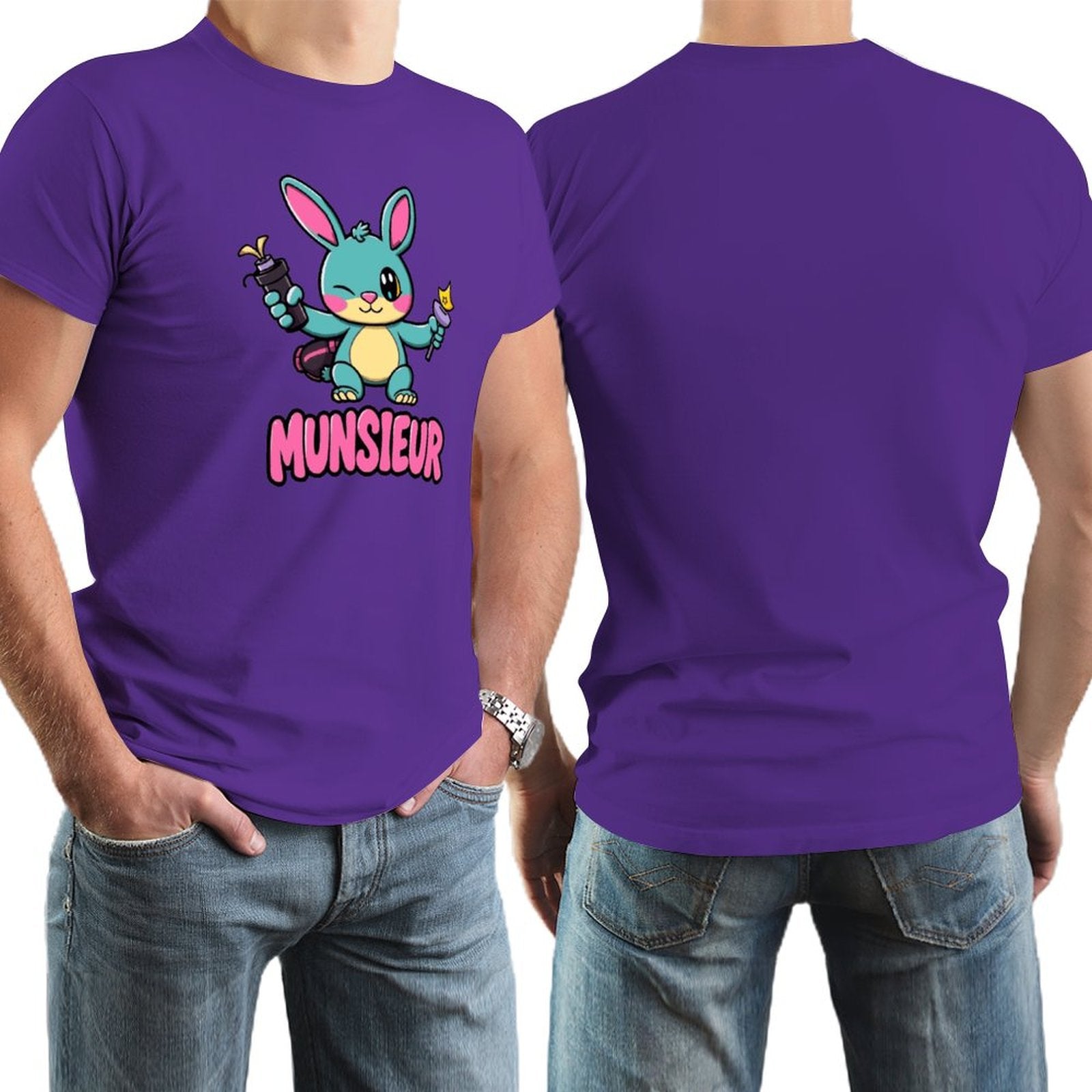 Munsieur Men's Tee Easter Collection "Blaze" Designer Tee for Easter