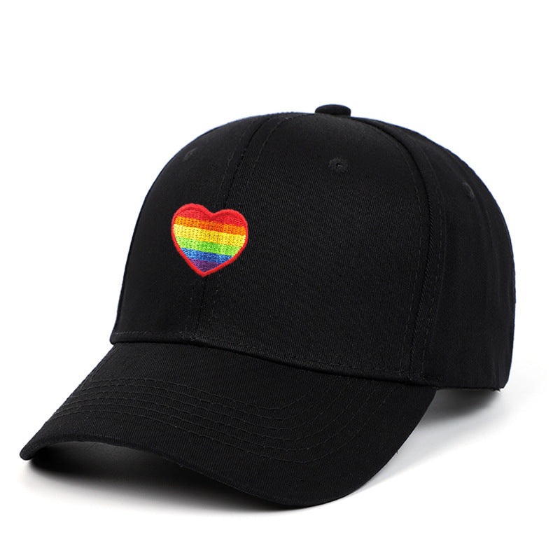 Men's Fashion Rainbow Embroidered Outdoor Sun Hat