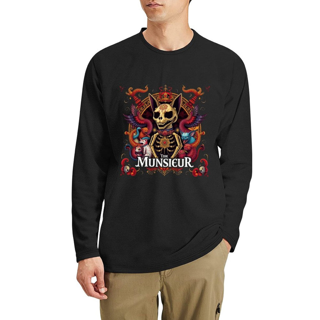 Munsieur Long Sleeve Tee for Men: Lightweight Feel with a Premium Look
