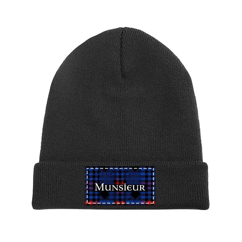 Munsieur Beanie Custom Knit Hat for Cold Weather