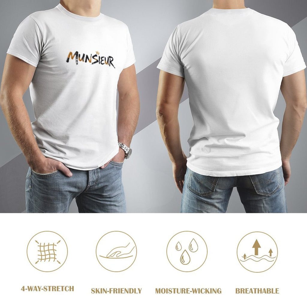 Munsieur Signature Men's Tee (High Definition & Front Printing)