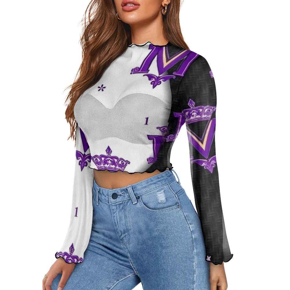 Women's Bell Sleeve Blouse - Trendy Long Sleeve Top for Women