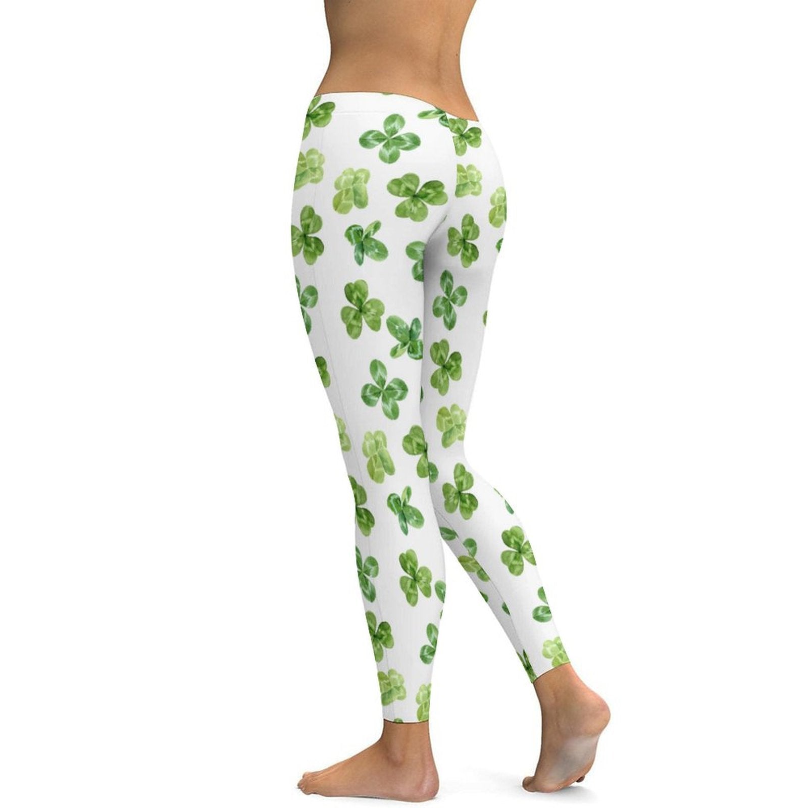 Munsieur St. Patrick's Day Collection Shamrock Leggings for Women