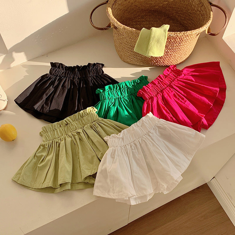 Women's Bud Shaped Waist Cotton Women's Multi-color Bottoms Woven