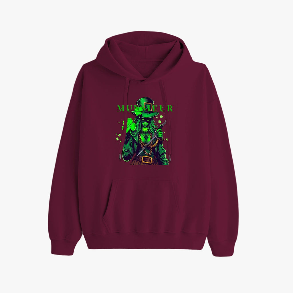 St. Patrick's Day Collection Munsieur Unisex Premium Pullover Hoodie Sweater Clover Gang Betty