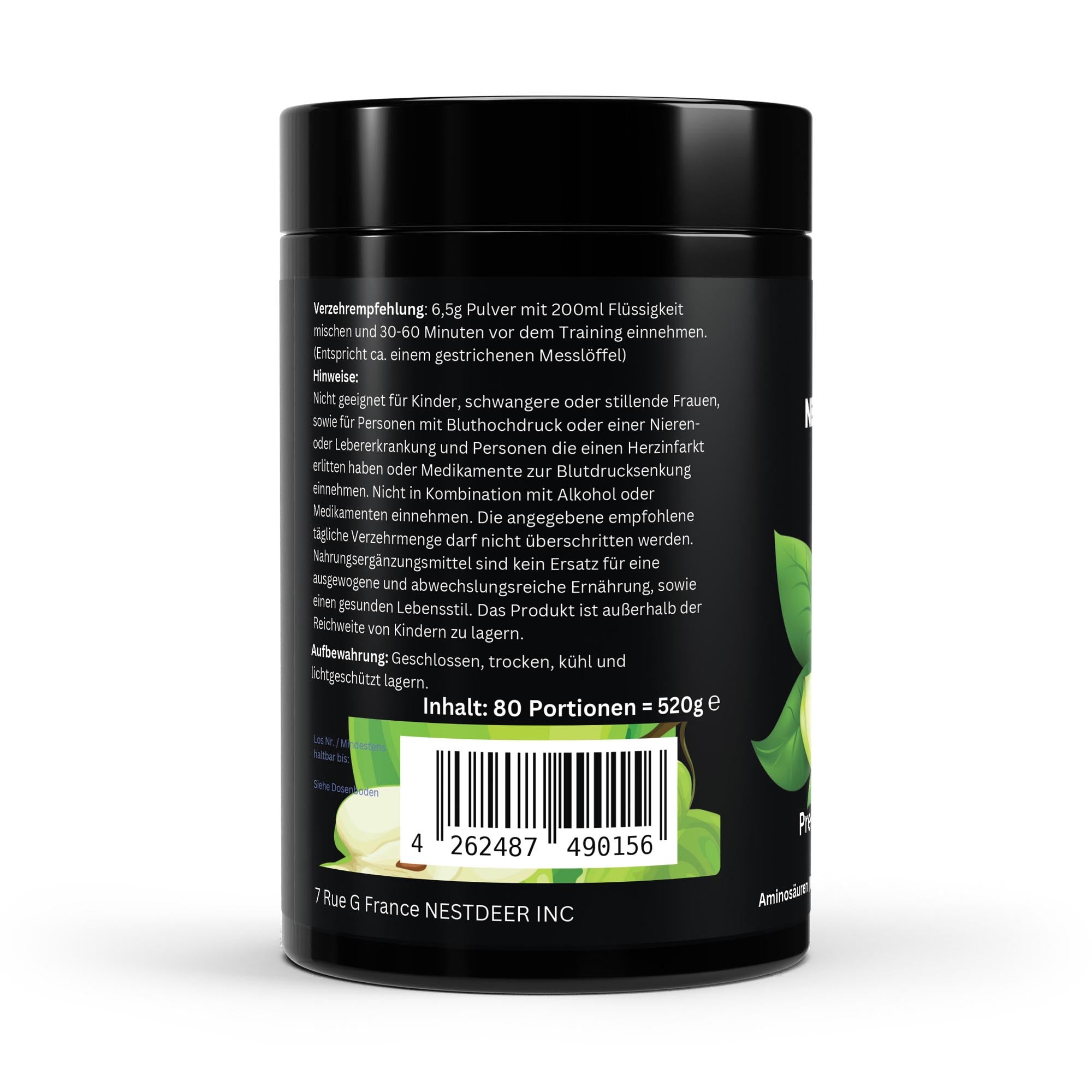 Pre-Workout Booster Apple - 520g